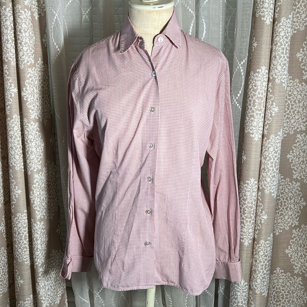 TALBOTS 100% Cotton Button Down Shirt Size 6